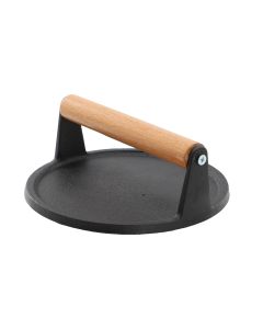MegaChef 7.5 Inch Round Heavy Duty Cast Iron Grill Press